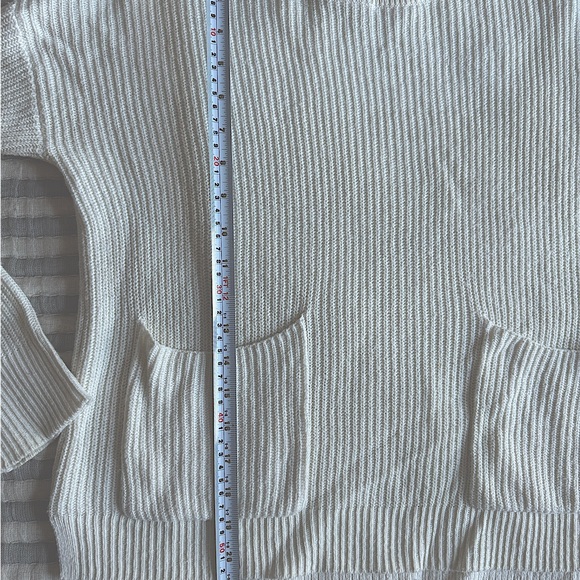 𝅺MADEWELL Patch Pocket Pullover Sweater Size XS/S cream - Picture 6 of 8